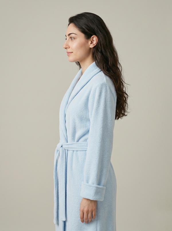 Frova Bathrobe - Light Blue