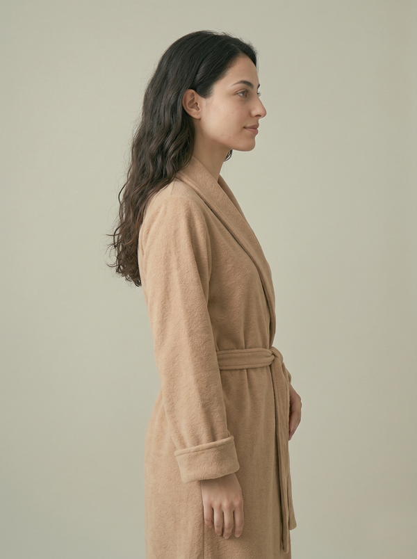 Frova Bathrobe - Camel Brown