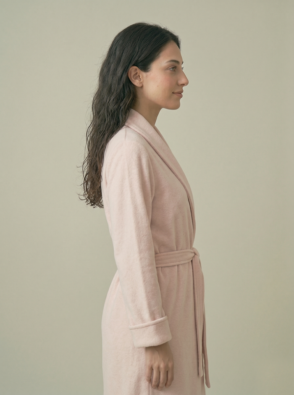 Frova Bathrobe - Blush Pink
